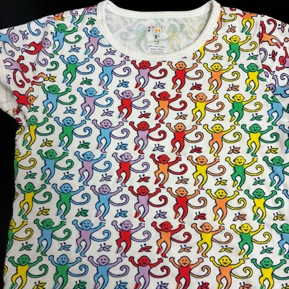 Roller Rabbit Kids Disco Monkey Playa Play Set Rainbow - Picture 10 of 14